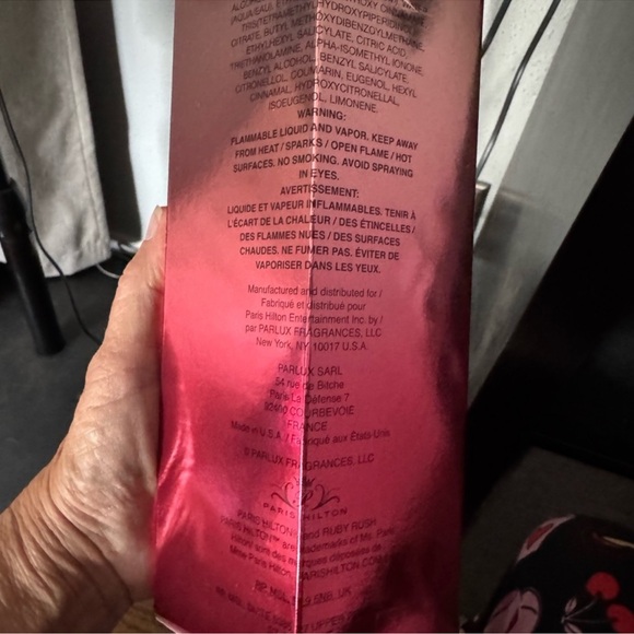 Paris Hilton Ruby Rush Red Perfume Bottle 3.4oz - Picture 4 of 6